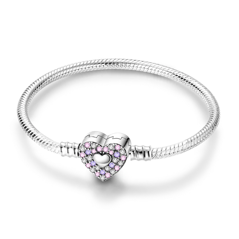 Pulseira Selinne Coração Brilhante